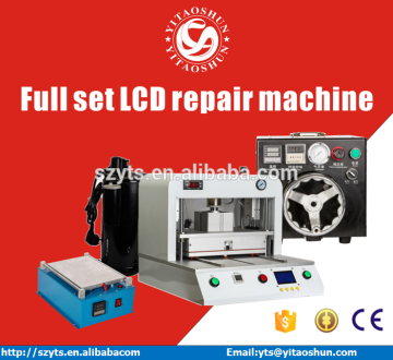 Full Set LCD Repair Machine with CE for all mobile phone LCD Glass Refurbishing from Start to end 14 inch laminating