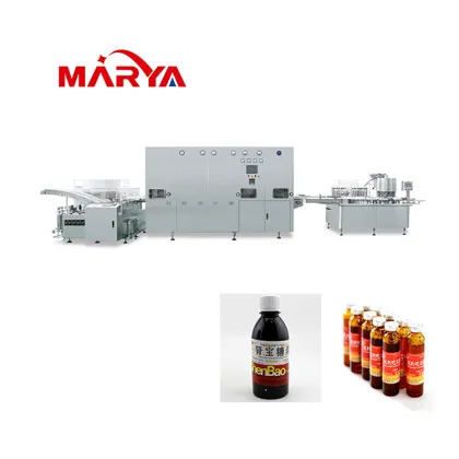 Marya Pharmaceutical Automatic Oral Liquid Filing Production Line