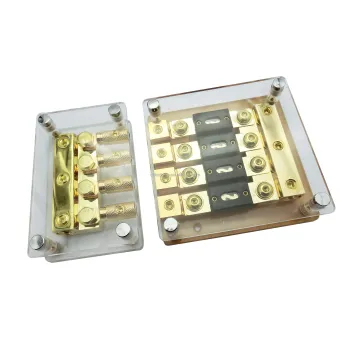 Auto Audio Distribution Blocks 12V 100Amp-400Amp with ANL Fuse Holder