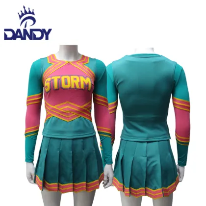Classic Sublimated Little Girl Cheerleading Outfits