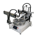 Máquina de impressão de tela de mesa com robô