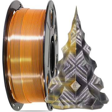 Dual-Color Silk PLA 3D Printing Filament