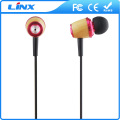 Kayu Bass Sukan Earphone Permainan Earphone dengan Mikrofon