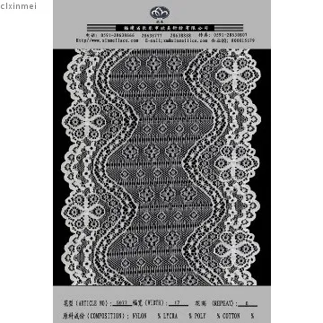 nylon spandex lace for wedding gown lingerie and clothes