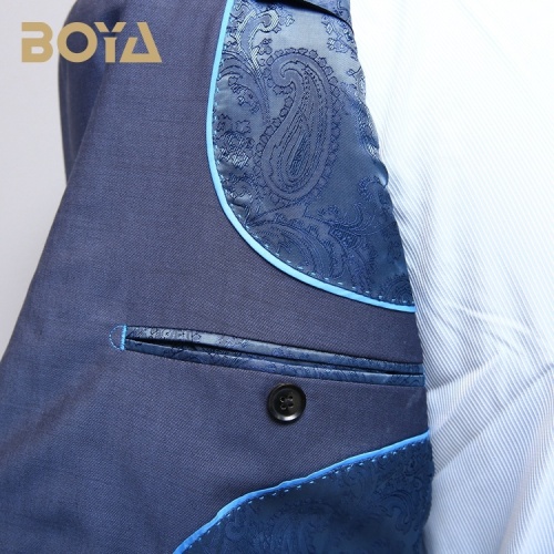 Latest Men's French Wedding Suit Fashionable Designs