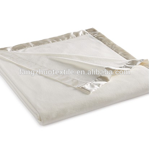 colored  plain polar fleece home blanket