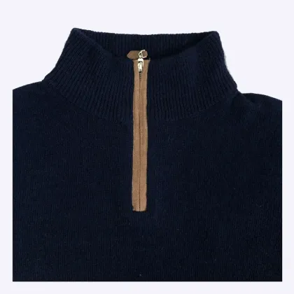 Wholesale good Quality Men winter sweater Men's straight neck sweater Stand-up collar sweater