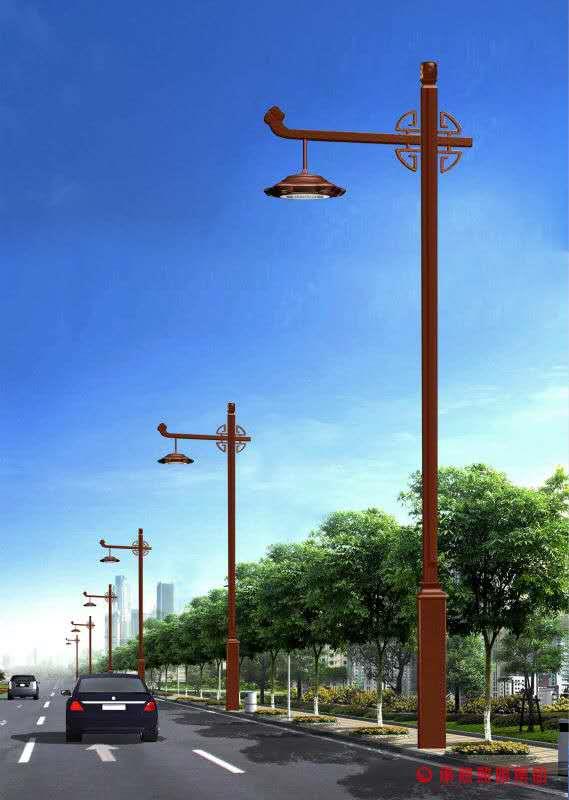 Classical Single-Arm Street Lamp