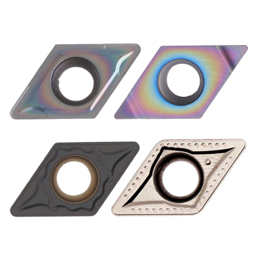 Maifix 10pcs DCMT11T308 CNC Machine Cutting Tools - Steel Tungsten Carbide Insert