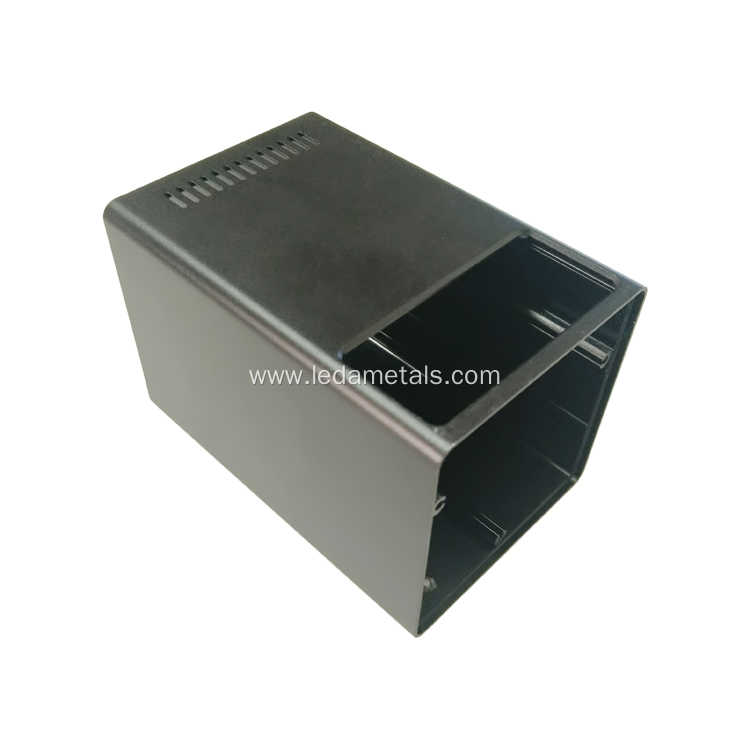 Custom Black CNC Electronic Box Extrusion Aluminum Profile