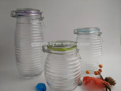 Storage Bottles & Jars Type and Food Use clip top glass jars