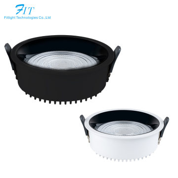 High Brightness COB 35W LED Downlight and Spotlight with 120-160lm/W Luminosity and Adjustable Anti-Glare Feature