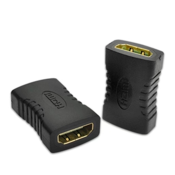 Factory Outlet Gold-Plated HD TV Female to Female Converter: High-Definition Extension Cable Adapter