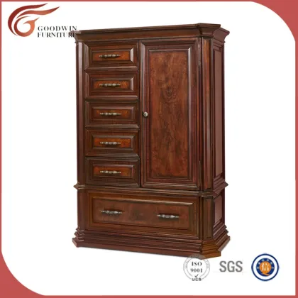 Carved solid wood bed,bed WA150