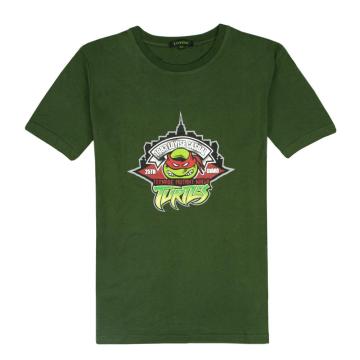 Camiseta de algodão de personagem de desenho animado