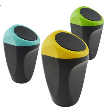 Coppa portatile a forma di mini bidone della spazzatura per auto 2023 - vendita calda con coperchio
