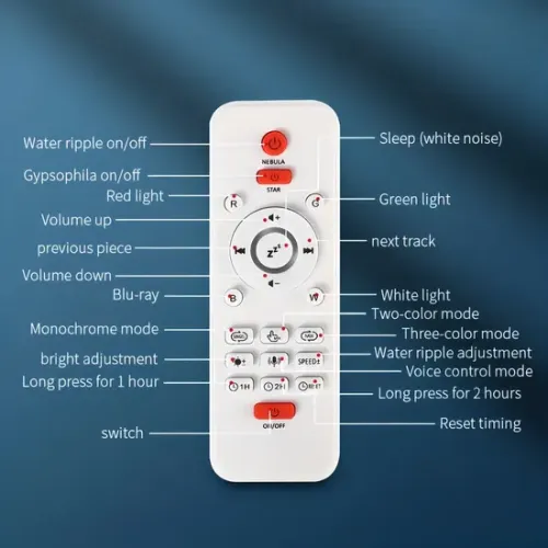 Белый шум Bluetooth Dinosaur Egg Star Projection Lamp