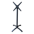 High Quality Cast Aluminum Metal Cross Table Base Cafe Furniture Leg Bistro Bar Base Table Legs