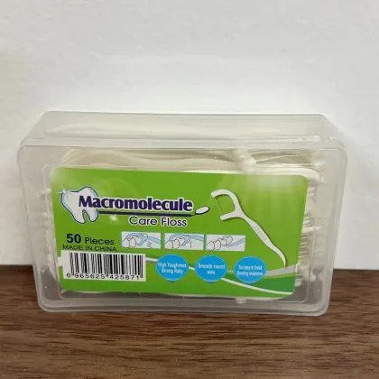 Custom Eco-Friendly Dental Floss Picks Biodegradable Nylon Tooth-Shaped Bulk Pack for Kids