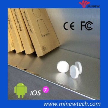 Bluetooth smart coin size sticker beacon