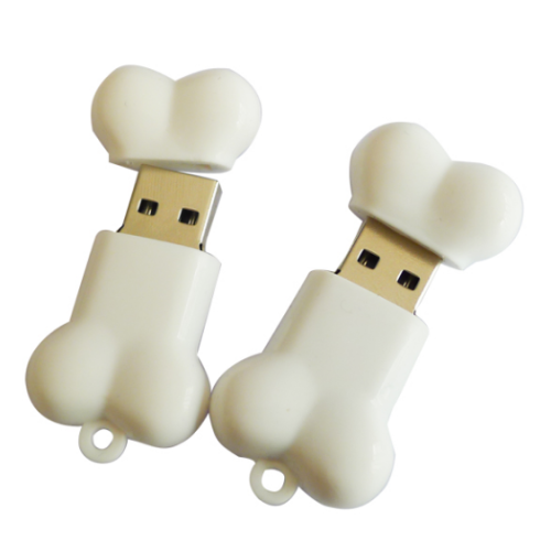 Wholesale Cute Cartoon PVC Bone Usb Flash Drive