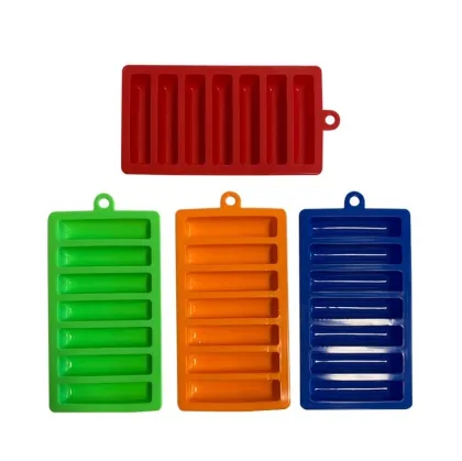 Customizable Silicone Ice Grid for Refrigerators - 7 Cube Design