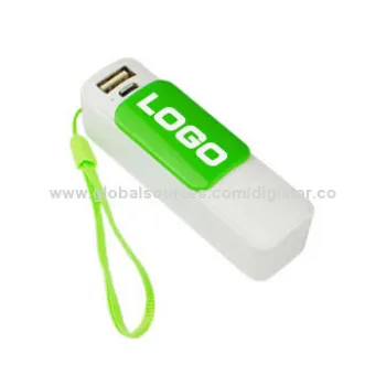 Slide Color 2,200/2,600mAh Mobile Phone Chargers/Power Banks, Sized 84*25.8*23mm