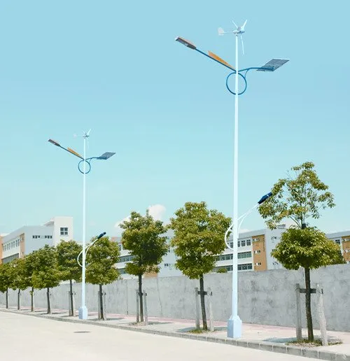 860r / M 100w Wind Solar Hybrid Off Grid Street Light System For Outdoor Advertising