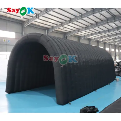 Commercial Outdoor Event: Inflatable Sport Tent & Advertising Tunnel Tent Rental