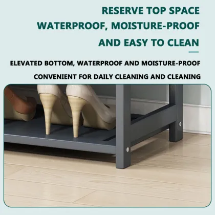 Shoe Cabinet Household Dustproof Breathable Shoe Rack Small Household Corridor Teal Storage Cabinet