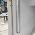 Bilateral powder blowing and dusting cabinet