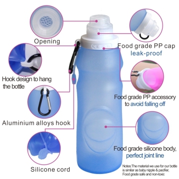 Portable BPA Free Silicone Giant Bottle Coin Bank