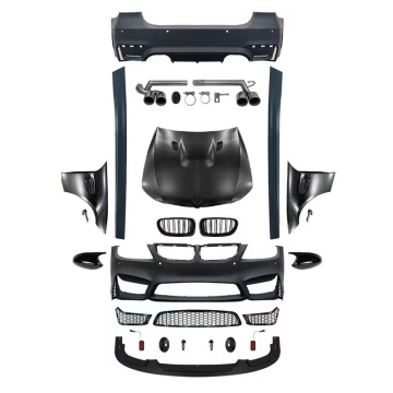 05-08 BMW 3 Series E90 M4 Crossover Body Kit - กันชนหน้ากันชนด้านหลังกระโปรงด้านข้างกระจังหน้า