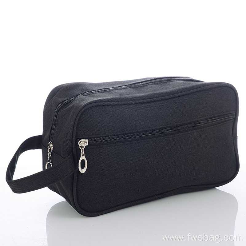 Oxford Mens Portable Cosmetic Case Handle Toiletry Bag