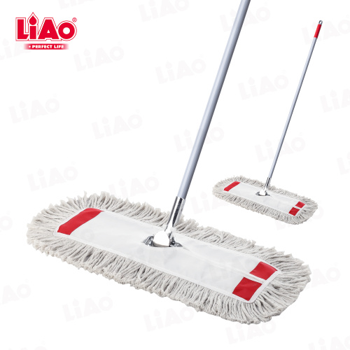A130070 LiAo 60CM extra largo algodão pó esfregão plano limpador de chão com alça longa