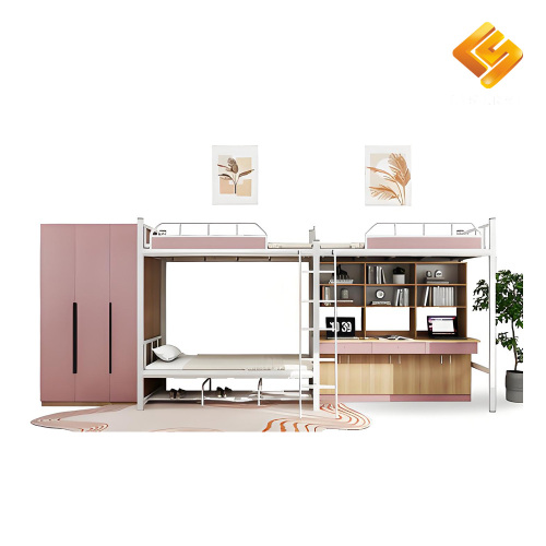 Yatak ve Masaları Birleştiren Verimli Yatakhane Mobilyaları