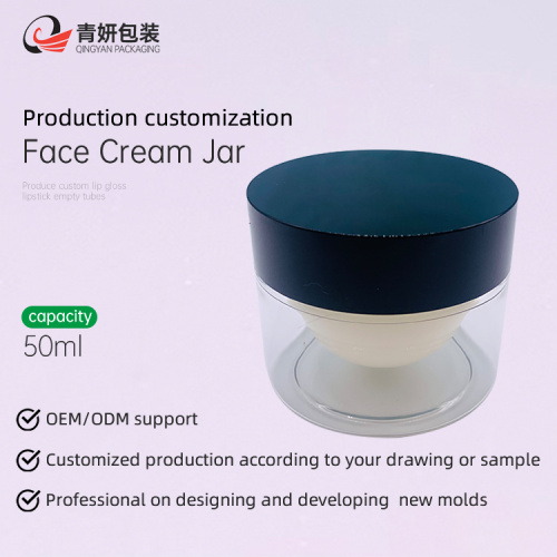 Bot de crème pour visage cosmétique de 50 ml