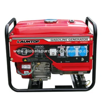 2kW Gasoline Generator Set with 50, 60Hz AC Frequency, 12V-8.3A DC Output