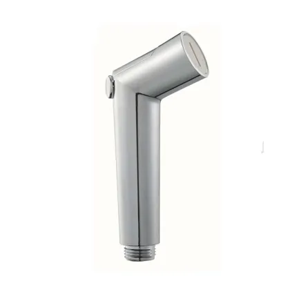 Silver polished ABS plastic shattaf bidet shower set