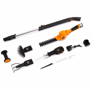 East Garden Tools 10.8V Batteri 4-i-1 Multifunktion Electric Scarifier &amp; Saw Cordless Power Tool Set
