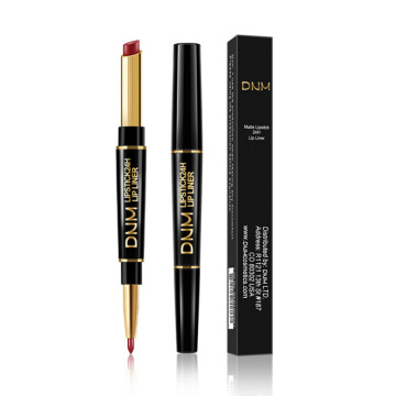 12 Colors Double-Ended Non-Stick Lipstick & Lip Liner Set