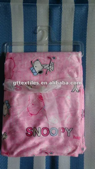 100% polyester microfiber kids animal blanket