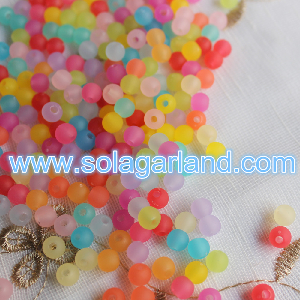 8MM Plastic Round Spacer Beads