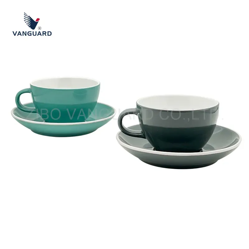 Hot Sale Fine Porcelain Cappuccino Coffee Cup Saucer Set