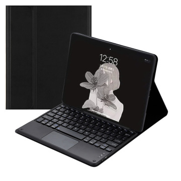 Lenovo Tab M10 Plus 10.6 3rd Gen Wireless Keyboard and Protective Leather Case with Touchpad