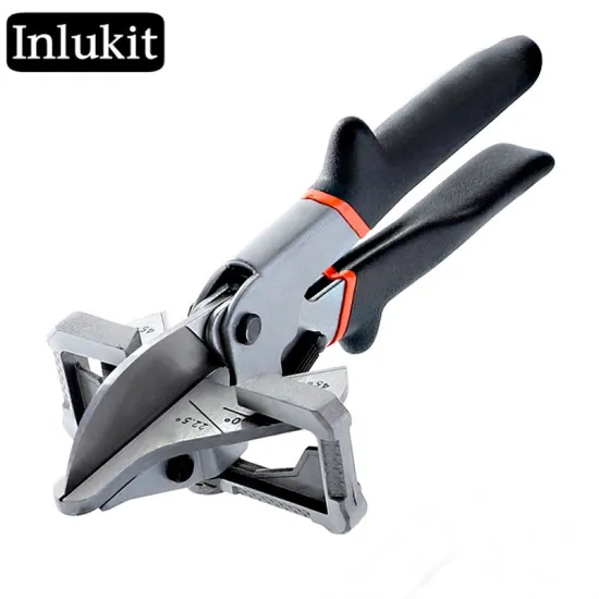 Professional 9-Inch PVC Trunking Tube Cutting Tool: Multi-Angle Mitre Gasket Shear Trim Cutter for Hand Tools (0-135 Degree)