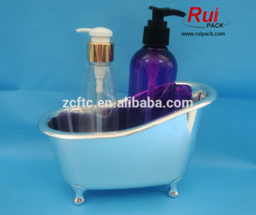 UV silver plastic mini bathtub, soap holder container,plastic tub