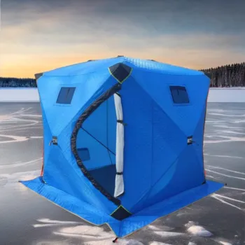 Large Thickened Waterproof Oxford Winter Fishing Tent for Spacious and Warm Camping Shelter