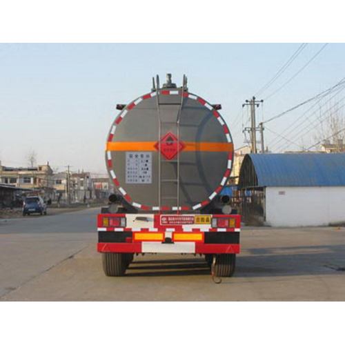 10.9m Tri-trục Chất lỏng dễ cháy Tank Vận tải Semi-trailer