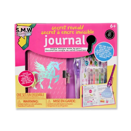 DIY Custom Secret Notebook Set with Journal and Pen - Kids Stationery Gift